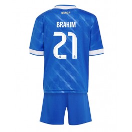 Real Madrid Brahim Diaz #21 Derde tenue Kids 2025-26 Korte Mouw (+ Korte broeken)